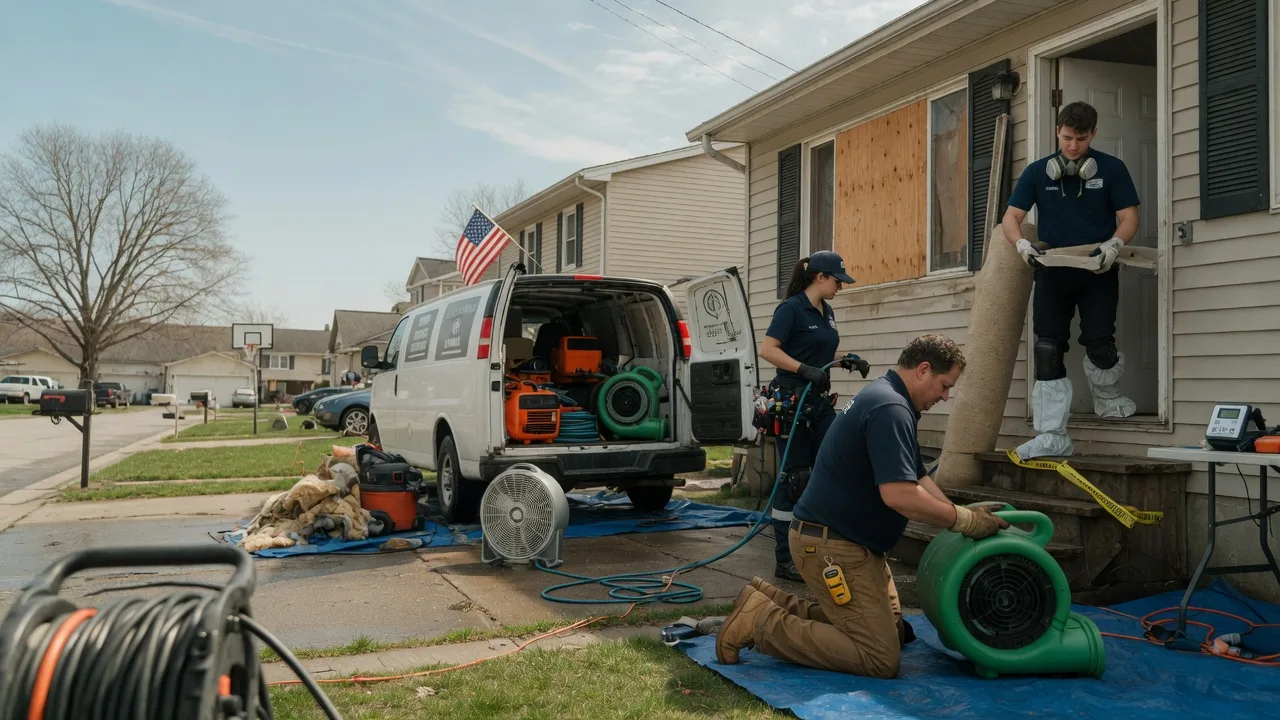 Water Damage Restoration in Lenzburg, IL near me